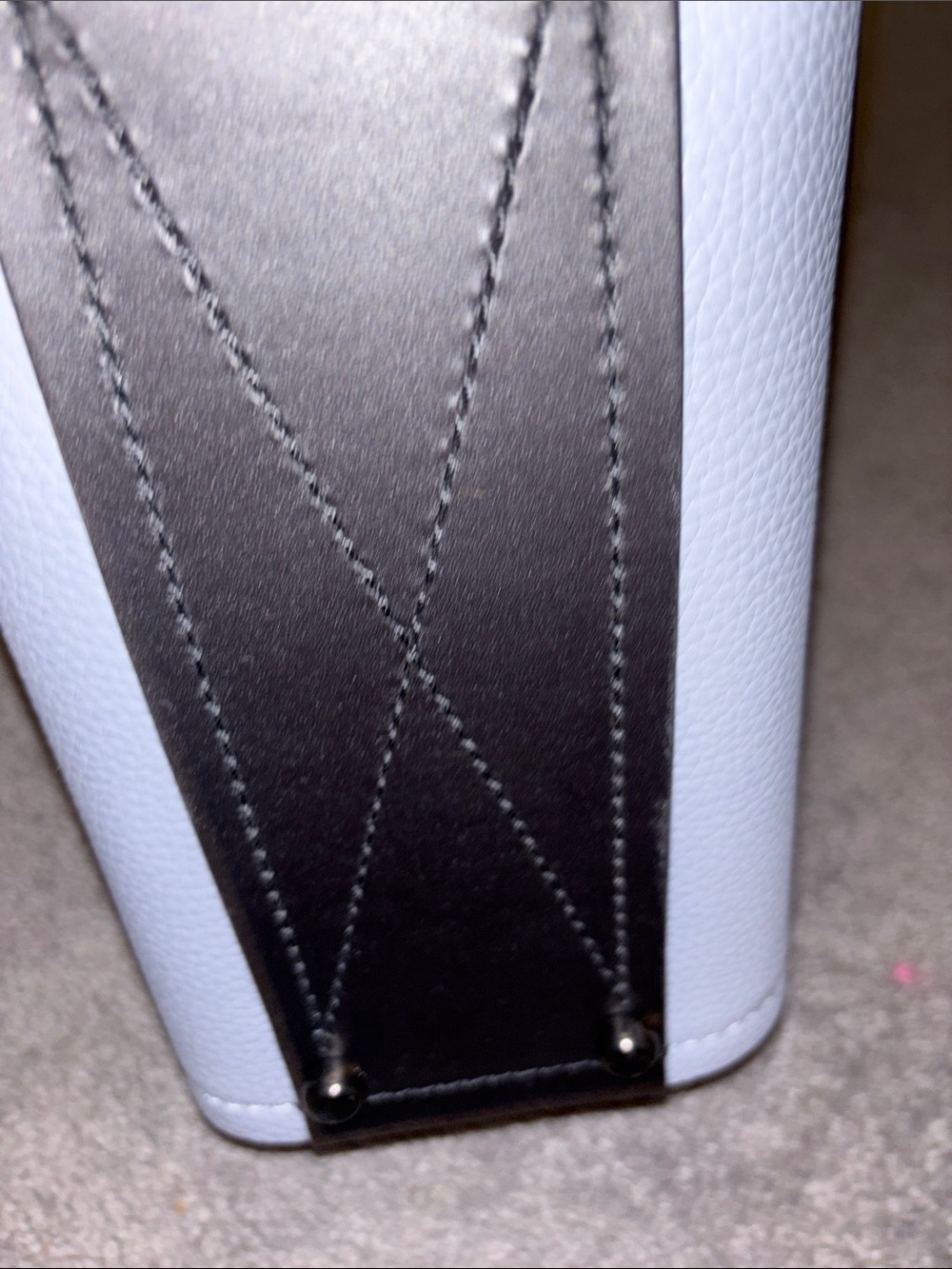 Coach Leather Top-Handle Tote in Light Blue and Dark Blue - Picture 10 of 16